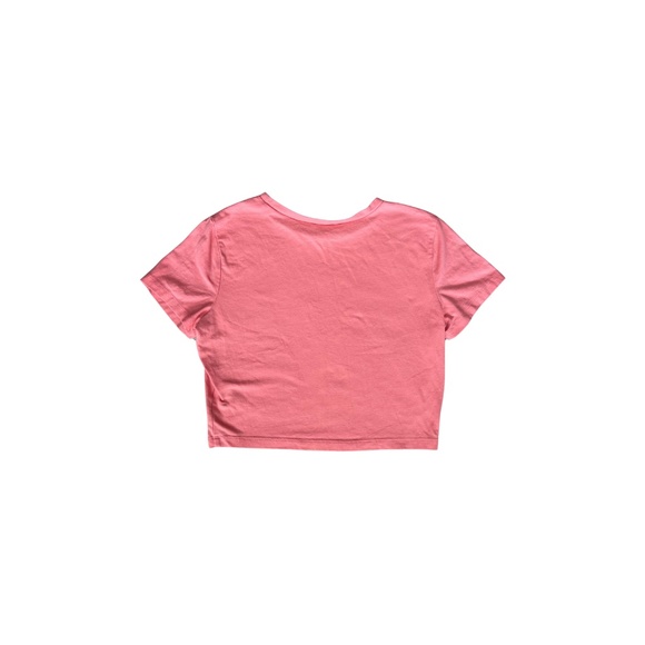 Women's Wild Fable Cropped T-Shirt-Pink-Size-Size L - Picture 2 of 3